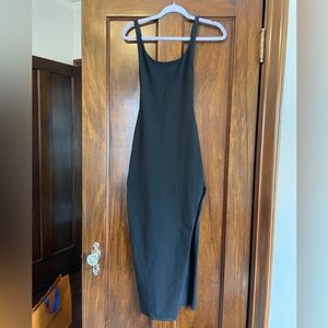 Vintage Calvin Klein black spandex/cotton swim coverup (I wore as a dress) sz S
